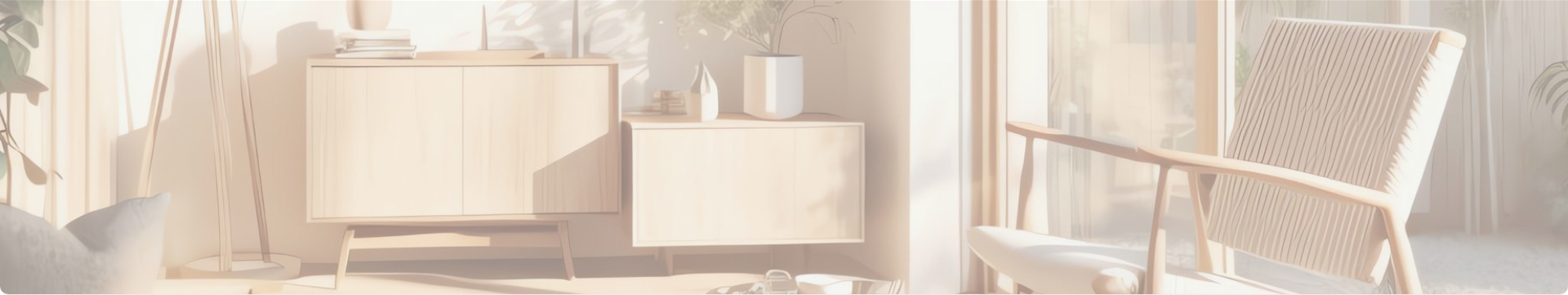 Uma sala de estar com uma grande janela com uma planta